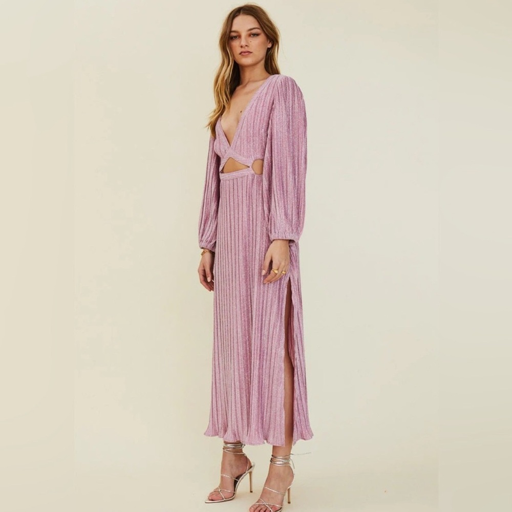 SUBOO Mars Long Sleeve Cutout Dress